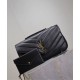 Perfette Qualità Repliche Borsa YSL Saint Laurent Loulou Media Matelasse Nera Imitazione