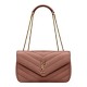 Replica perfetta Borsa YSL Saint Laurent Loulou Media Matelasse Rosa Imitazione Outlet Online