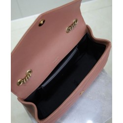 Replica perfetta Borsa YSL Saint Laurent Loulou Media Matelasse Rosa Imitazione Outlet Online