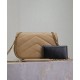 Replica perfetta Mini borsa YSL Saint Laurent Loulou Albicocca Imitazione Outlet Online