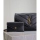 Migliore Repliche Borsa mini YSL Saint Laurent Loulou Nera Economiche Outlet Online