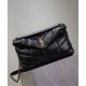 Miglior Falso Borsa media YSL Saint Laurent Puffer in nappa nera Economiche Premium