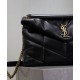 Miglior Falso Borsa media YSL Saint Laurent Puffer in nappa nera Economiche Premium