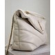 Perfette Qualità Repliche Borsa media YSL Saint Laurent Puffer in nappa color crema Imitazione