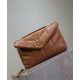 Miglior Falso Borsa imbottita Toy YSL Saint Laurent in pelle di agnello Caffè Economiche Premium