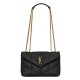 Perfette Qualità Repliche Borsa imbottita Toy YSL Saint Laurent in pelle di agnello nera Imitazione