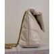 Replica perfetta Borsa imbottita Toy YSL Saint Laurent in pelle di agnello Crema Imitazione Outlet Online