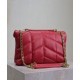 Migliore Repliche Borsa imbottita Toy YSL Saint Laurent in pelle di agnello rossa Economiche Outlet Online