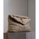 Perfette Qualità Repliche Borsa piccola YSL Saint Laurent Puffer in nappa albicocca Imitazione