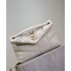 Perfette Qualità Repliche Borsa piccola YSL Saint Laurent Puffer in nappa color crema Imitazione