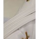 Perfette Qualità Repliche Borsa piccola YSL Saint Laurent Puffer in nappa color crema Imitazione