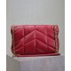 Perfette Qualità Repliche Borsa piccola YSL Saint Laurent Puffer in nappa rossa Imitazione