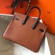 Miglior Falso Hermes Birkin 25cm 30cm 35cm Borsa Marrone/Nero Clemence Economiche Premium