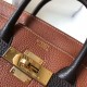 Miglior Falso Hermes Birkin 25cm 30cm 35cm Borsa Marrone/Nero Clemence Economiche Premium