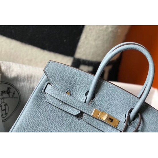 Migliore Repliche Hermes Birkin 25cm 30cm 35cm Borsa Blu Clemence Economiche Outlet Online
