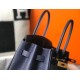 Migliore Repliche Hermes Birkin 30cm Borsa Clemence Blu Scuro Economiche Outlet Online
