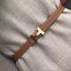 Replica perfetta Hermes Mini Constance 24mm Cintura Reversibile Nero/Oro Imitazione Outlet Online