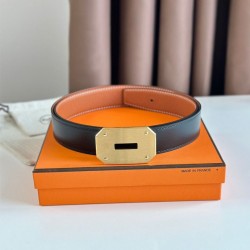 Miglior Falso Hermes Neo Cintura Reversibile 32MM Clemence Marrone/Nero Economiche Premium