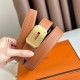 Miglior Falso Hermes Neo Cintura Reversibile 32MM Clemence Marrone/Nero Economiche Premium