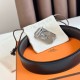 Miglior Falso Hermes Neo Cintura Reversibile 32MM Cioccolato Clemence Economiche Premium