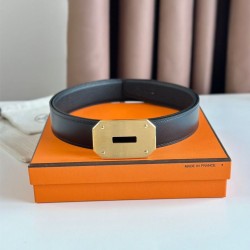 Migliore Repliche Hermes Neo Cintura Reversibile 32MM Nero Clemence Economiche Outlet Online