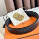 Migliore Repliche Hermes Neo Cintura Reversibile 32MM Nero Clemence Economiche Outlet Online