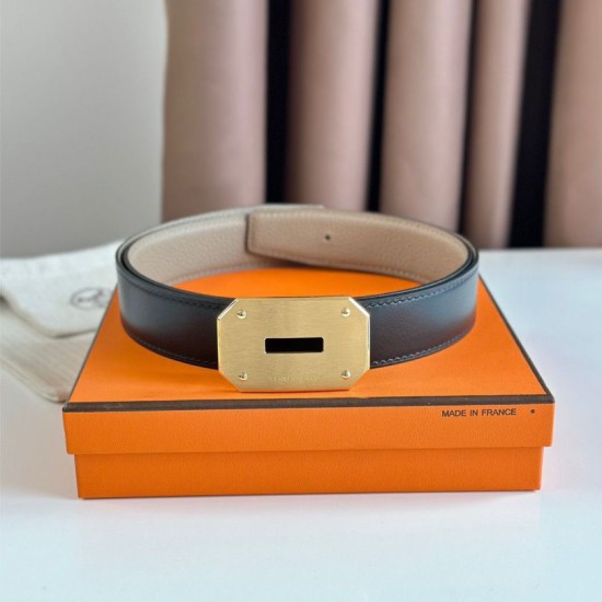 Migliore Repliche Hermes Neo Cintura Reversibile 32MM Grigio/Nero Clemence Economiche Outlet Online