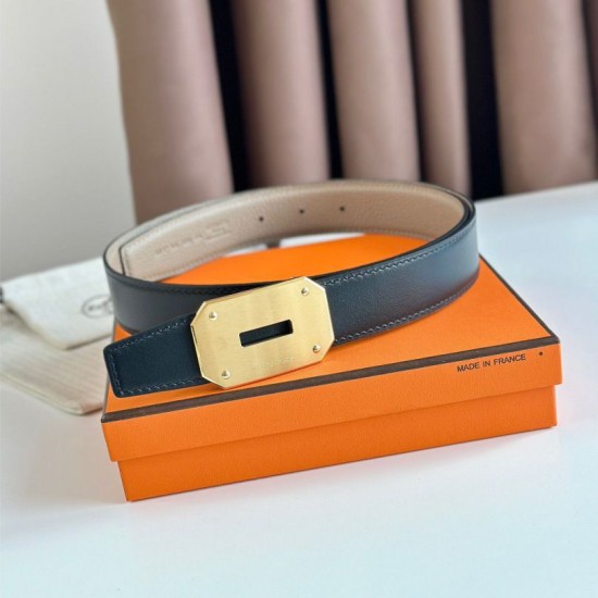 Migliore Repliche Hermes Neo Cintura Reversibile 32MM Grigio/Nero Clemence Economiche Outlet Online