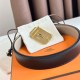 Migliore Repliche Hermes Neo Cintura Reversibile 32MM Grigio/Nero Clemence Economiche Outlet Online