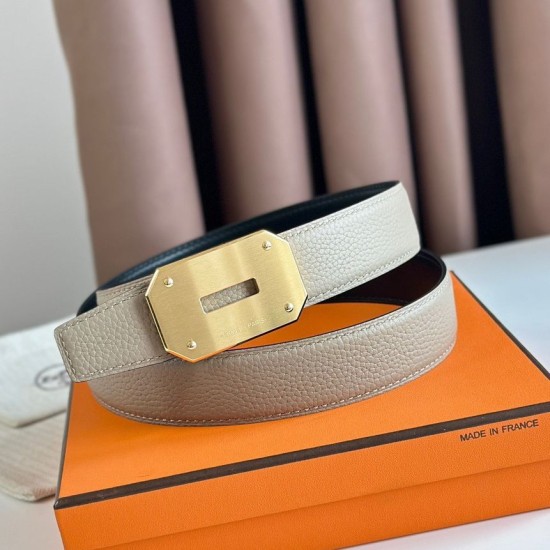 Migliore Repliche Hermes Neo Cintura Reversibile 32MM Grigio/Nero Clemence Economiche Outlet Online