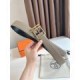 Migliore Repliche Cintura Hermes Romain 35MM Grigio/Nero Clemence Economiche Outlet Online