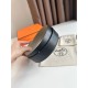 Migliore Repliche Cintura Hermes Romain 35MM Grigio/Nero Clemence Economiche Outlet Online