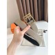 Migliore Repliche Cintura Hermes Romain 35MM Grigio/Nero Clemence Economiche Outlet Online