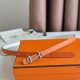 Migliore Repliche Hermes Gamma 13mm Cintura Reversibile Epsom Taupe Swift Bianco/Arancione Economiche Outlet Online