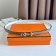Replica perfetta Hermes Gamma 13mm Cintura Epsom Taupe Swift Bianco Imitazione Outlet Online