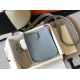 Migliore Repliche Hermes Evelyne III TPM Mini Bag Blu Clemence Economiche Outlet Online