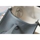 Migliore Repliche Hermes Evelyne III TPM Mini Bag Blu Clemence Economiche Outlet Online