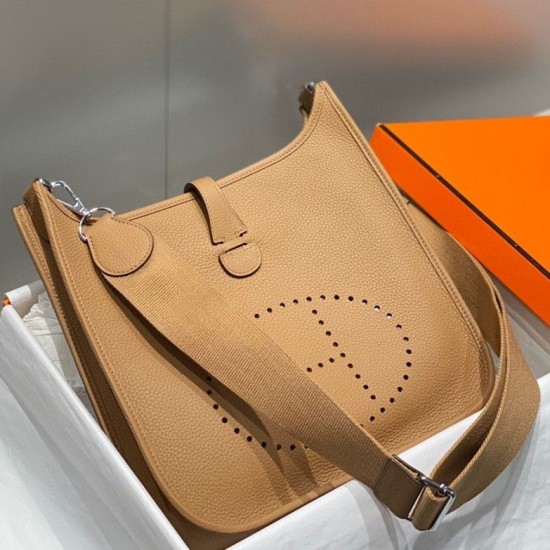 Perfette Qualità Repliche Hermes Evelyne III 29 Borsa Marrone Clemence Imitazione