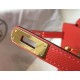 Miglior Falso Borsa Sellier Hermes Kelly 25 cm Piment Epsom Economiche Premium