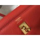 Miglior Falso Borsa Sellier Hermes Kelly 25 cm Piment Epsom Economiche Premium