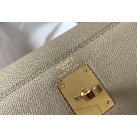 Miglior Falso Borsa Sellier Hermes Kelly 28 cm Tourterelle Epsom Economiche Premium