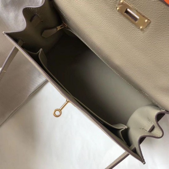 Miglior Falso Borsa Sellier Hermes Kelly 28 cm Tourterelle Epsom Economiche Premium
