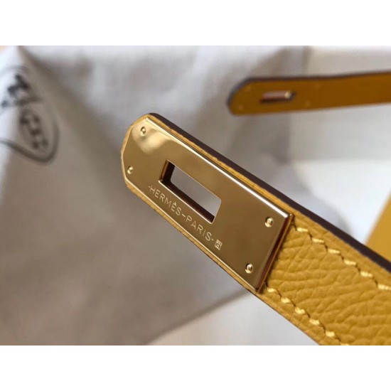 Migliore Repliche Borsa Sellier Hermes Kelly 28 cm Giallo Epsom Economiche Outlet Online