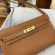 Miglior Falso Hermes Kelly Elan Borsa fatta a mano Marrone Economiche Premium