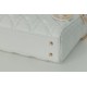 Replica perfetta Dior Mini Borsa Lady Dior Cannage Bianco Imitazione Outlet Online