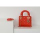 Migliore Repliche Dior Mini Borsa Lady Dior Cannage Rosso Economiche Outlet Online