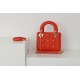Migliore Repliche Dior Mini Borsa Lady Dior Cannage Rosso Economiche Outlet Online