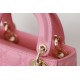 Perfette Qualità Repliche Dior Mini Borsa Lady Dior Cannage Rosa Imitazione