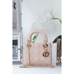 Miglior Falso Dior Mini Borsa Lady Dior Cannage Beige Economiche Premium