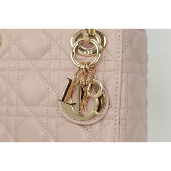 Miglior Falso Dior Mini Borsa Lady Dior Cannage Beige Economiche Premium